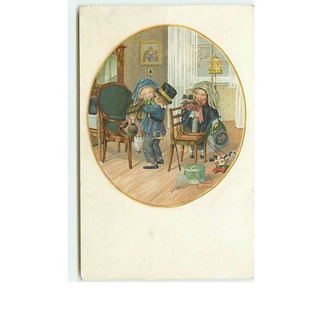 n°7420 - Pauli Ebner - Enfants avec des jouets