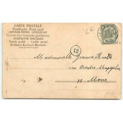 n°12363 - Joyeuses Pâques - Ange sonnant une cloche, à côté de lui des oeufs - Clapsaddle