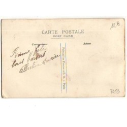 n°7453 - Carte Brodée avec rabat - Papillon jaune