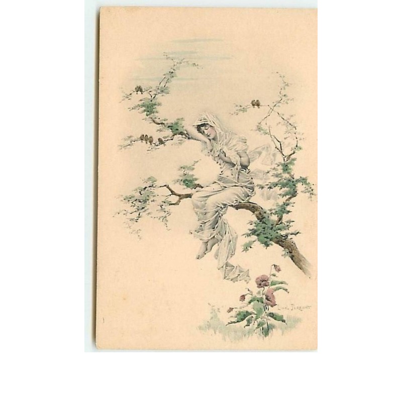 n°7493 - MM Vienne - Femme assoupie sur une branche