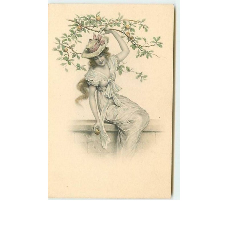 n°7498 - MM Vienne n°670 - Femme tenant une branche
