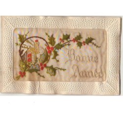 n°7506 - Carte Brodée -...