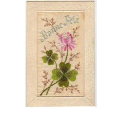 n°7507 - Carte Brodée -...