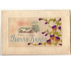 n°7509 - Carte Brodée -...