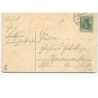 n°7540 - Carte Fantaisie Gaufrée - Angelot assis sur un trèfle à quatre feuilles