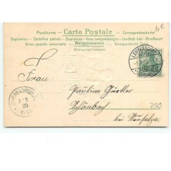 n°7548 - Carte Fantaisie Gaufrée - Angelots libérant des colombes