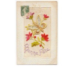 n°7555 - Carte Brodée -...