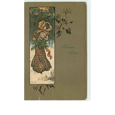 n°7568 - Carte Illustrateur - Ethel Parkinson - MM Vienne n°310 - Art Nouveau - Femme