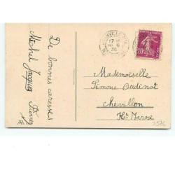 n°7576 - Carte Fantaisie - Chats écoutant un teckel