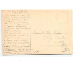 n°7632 - Carte Fantaisie - MM Vienne n°438 - Femme se coiffant dans un médaillon
