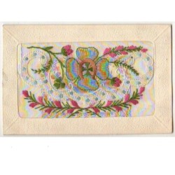 n°7657 - Carte Brodée avec...