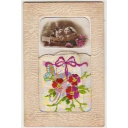 n°7756 - Carte Brodée -...