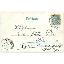 n°7793 - Carte Fantaisie - Ange sortant d'une fleur