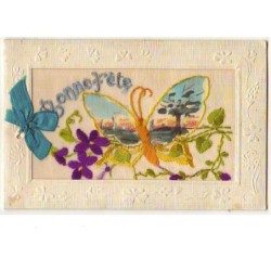 n°7802 - Carte Brodée -...