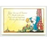 n°783 - Carte Gaufrée - Easter - Garçon et poussins