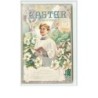 n°784 - Carte Gaufrée - Easter Greeting - Garçon priant