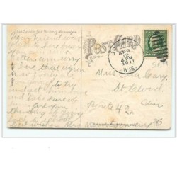 n°784 - Carte Gaufrée - Easter Greeting - Garçon priant