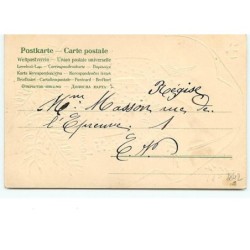 n°7842 - Carte Fantaisie - Joyeux Noël - Anges mains jointes