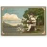n°7848 - Carte Fantaisie - Angelot facteur