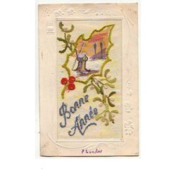 n°7860 - Carte Brodée -...
