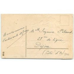 n°7946 - Carte Fantaisie Gaufrée - Heureuses Paques - Poussins Helvetiques faisant de l'escalade