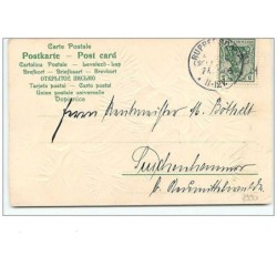 n°7990 - Carte Fantaisie Gaufrée - Frohliche Weihnachten - Angelots