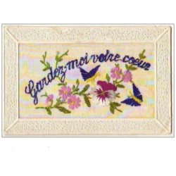 n°8007 - Carte Brodée -...