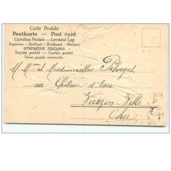 n°8024 - Carte Fantaisie Gaufrée - Joyeux Noêl - Ange avec une Harpe - Cloches