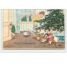 n°8031 - Carte Fantaisie - Herzliche Weihnachtsgruss - Angelots au pied du sapin