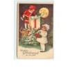n°8040 - Carte Fantaisie - Herzlichen Gluckmunsch zum neuen Jahre - Fillettes - 1er Janvier