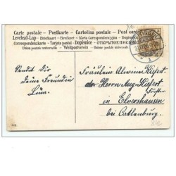 n°8042 - Carte Fantaisie - Prosit Neujahr - Ange et bébé avec une trompette