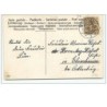 n°8042 - Carte Fantaisie - Prosit Neujahr - Ange et bébé avec une trompette