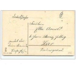 n°8046 - Carte Fantaisie - Viel Gluck im neuen Jahre - Angelots tirant un chariot de Pièces d'Or