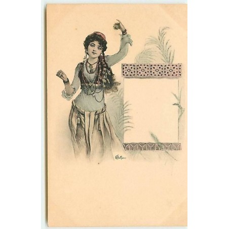 n°12406 - Bottaro - Jeune Femme jouant des catagnettes