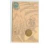 n°8074 - Carte Fantaisie - Représentation de Pièce et de Billets de Banque