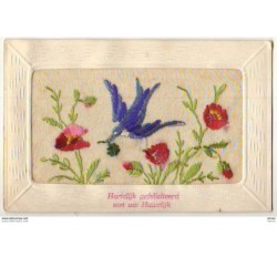 n°8207 - Carte Brodée -...