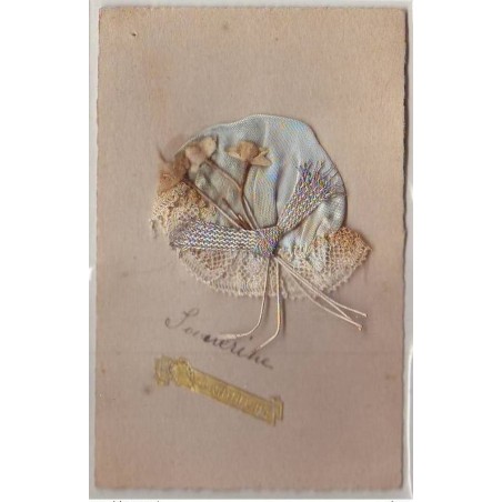n°8213 - Carte Fantaisie - Bonnet de Sainte Catherine bleu