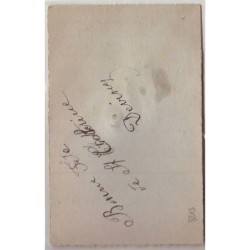 n°8213 - Carte Fantaisie - Bonnet de Sainte Catherine bleu
