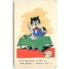 n°8223 - Carte Illustrateur - Chat Habillé - Loterie Nationale - Et si vous gagnez le gros lot...