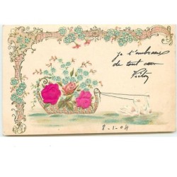 n°823 - Carte Gaufrée -...