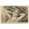 n°8244 - Carte Fantaisie - Edmund Buning - Femme