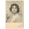 n°8247 - Carte Fantaisie - Portrait de Femme - MM Vienne n°271