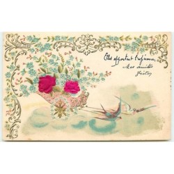 n°825 - Carte Gaufrée -...