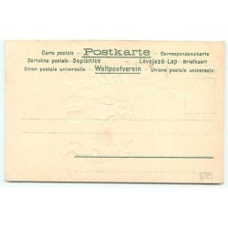n°8273 - Carte Fantaisie Gaufrée - Chats Chantant  n°1086