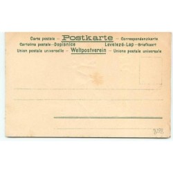 n°8278 - Carte Fantaisie Gaufrée - Chats avec un éventail n°1094