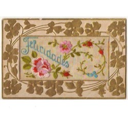 n°8307 - Carte Brodée -...