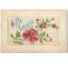 n°8311 - Carte Brodée - Mille Baisers - Roses