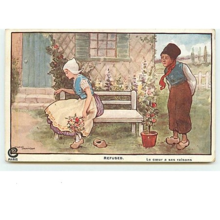 n°8317 - Carte Illustrateur - Ethel Parkinson - Jeunes Hollandais - Refused - Le Coeur a ses Raison