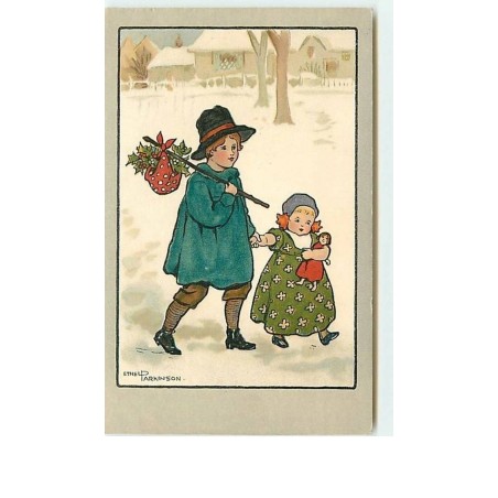 n°8321 - Carte Illustrateur - Ethel Parkinson - MM Vienne n°311 - Enfants se promenant