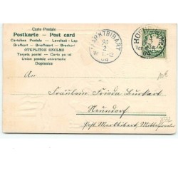n°8332 - Carte Fantaisie Gaufrée - Fröhliche Weihnachten - Fillette endormie et anges